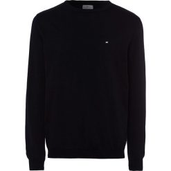 Sweter w kolorze czarnym. Czarne swetry męskie Cross Jeans, xl, z haftami, z bawełny, z okrągłym kołnierzem, bez kaptura. W wyprzedaży za 56,95 zł.