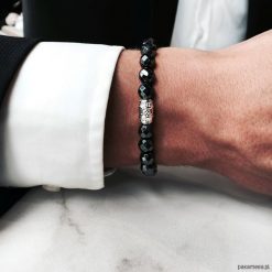 Bransoletki męskie: Bransoletka męska SILVER BOUNCE