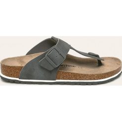 Birkenstock - Japonki Medina. Szare kapcie męskie Birkenstock, ze skóry ekologicznej, bez zapięcia. Za 319,90 zł.