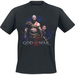 T-shirty męskie z nadrukiem: God Of War Kratos And Arteus T-Shirt czarny