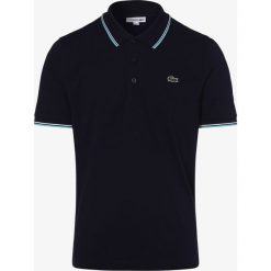 Lacoste - Męska koszulka polo, niebieski. Niebieskie koszulki męskie Lacoste, s, w paski, sportowe, polo, bez rękawów. Za 349,95 zł.