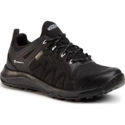 Trekkingi KEEN - Explore Wp 1021661 Black/Star White. Czarne półbuty damskie Keen, bez wzorów, ze skóry ekologicznej, eleganckie, bez obcasa, bez zapięcia. W wyprzedaży za 359,00 zł.