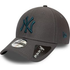 New Era - Czapka. Szare czapki męskie New Era, z aplikacjami, z poliesteru. Za 119,90 zł.