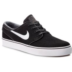 Buty NIKE - Zoom Stefan Janoski 333824 067 Black/White/Thunder Grey. Czarne półbuty męskie Nike, ze skóry. W wyprzedaży za 249,00 zł.