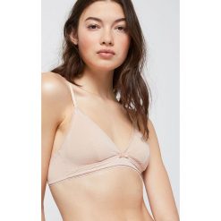 Etam - Biustonosz New Happiness. Różowe biustonosze Etam, z haftami, z elastanu. Za 89,90 zł.