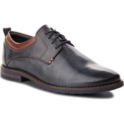 Półbuty LASOCKI FOR MEN - MB-STEVEN-02 Granatowy. Niebieskie buty wizytowe męskie Lasocki For Men, bez wzorów, ze skóry, eleganckie, bez zapięcia. Za 179,99 zł.