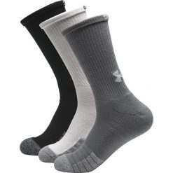 Under Armour HeatGear® 3-pack Skarpetki Czarny Biały Szary. Szare skarpetki męskie Under Armour, bez wzorów, z elastanu. Za 59,95 zł.