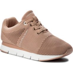 Sneakersy CALVIN KLEIN JEANS - Tada R8960 Dusk. Różowe półbuty damskie marki Calvin Klein Jeans, z jeansu. Za 519,90 zł.