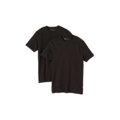 T-shirty z krótkim rękawem Levis 2 PACK CREW TEE - 82176. Czarne t-shirty męskie Levi's®, s, bez wzorów, bez kołnierzyka, krótkie. Za 122,96 zł.