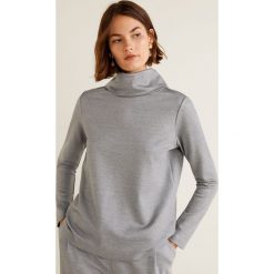 Mango - Bluza Rosario. Szare bluzy damskie marki Mango, l, z dzianiny, bez kaptura. Za 139,90 zł.