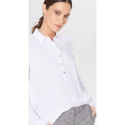 Koszula z wiskozy - Biały. Białe koszule damskie Mohito, bez wzorów, z wiskozy, bez kołnierzyka, bez rękawów. Za 89,99 zł.