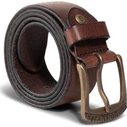 Pasek Męski GUESS - Not Coordinated Belts BM7269 LEA40 BRO. Pomarańczowe paski męskie Guess, w paski, ze skóry. W wyprzedaży za 209,00 zł.