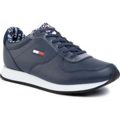Sneakersy TOMMY JEANS - Casual Tommy Jeans Sneaker EM0EM00372 Black Iris CBK. Niebieskie sneakersy męskie Tommy Jeans, bez zapięcia. W wyprzedaży za 259,00 zł.