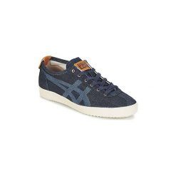 Buty Onitsuka Tiger MEXICO DELEGATION. Niebieskie trampki i tenisówki damskie marki Onitsuka Tiger, bez wzorów, bez zapięcia. Za 391,20 zł.