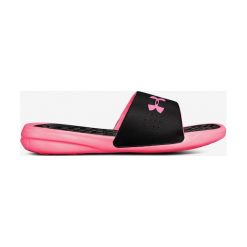 Under Armour Playmaker Kapcie Różowy. Różowe kapcie damskie Under Armour, z materiału. Za 137,95 zł.