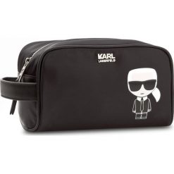 Kosmetyczka KARL LAGERFELD - 81KW3209 Black. Czarne kosmetyczki męskie marki KARL LAGERFELD, z materiału. Za 349,00 zł.