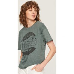 T-shirt PEPSI - Szary. Szare t-shirty damskie Reserved, l. Za 49,99 zł.