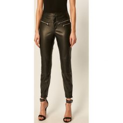 Tally Weijl - Spodnie. Czarne spodnie damskie TALLY WEIJL, ze skóry. Za 119,90 zł.