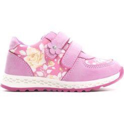 Ciemnoróżowe Buty Sportowe Contour. Różowe buciki niemowlęce chłopięce Born2be, z materiału, z okrągłym noskiem, na płaskiej podeszwie, na rzepy. Za 59,99 zł.