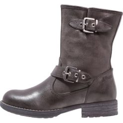 S.Oliver RED LABEL Botki kowbojki i motocyklowe graphite. Szare botki kowbojki damskie marki s.Oliver RED LABEL, z materiału. W wyprzedaży za 231,20 zł.