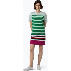 Tommy Hilfiger - Sukienka damska, zielony. Zielone sukienki damskie TOMMY HILFIGER, xs, w paski, z bawełny, sportowe, bez kołnierzyka, bez rękawów, sportowe. Za 399,95 zł.