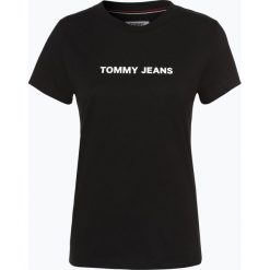 Tommy Jeans - T-shirt damski, czarny. Czarne t-shirty damskie Tommy Jeans, m, z jeansu. Za 99,95 zł.
