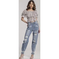 Niebieskie Jeansy Boyfriend Coreameda. Niebieskie jeansy damskie Renee. Za 119,99 zł.