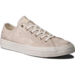 Tenisówki CONVERSE - Ctas Ox 561647C Egret/Metallic Egret/Egret. Brązowe półbuty damskie skórzane Converse, bez wzorów, bez zapięcia. W wyprzedaży za 259,00 zł.