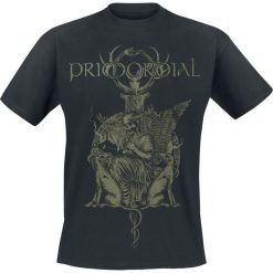 Primordial Throne T-Shirt czarny. Czarne t-shirty męskie z nadrukiem Primordial, xl, z okrągłym kołnierzem. Za 89,90 zł.