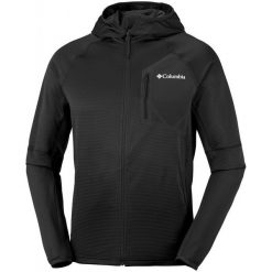 COLUMBIA Kurtka męska Triple Canyon Hooded Fleece Black L. Czarne kurtki sportowe męskie Columbia, m, bez wzorów, z kapturem. W wyprzedaży za 259,00 zł.