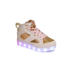 Buty Dziecko Skechers E-PRO. Różowe trampki dziewczęce Skechers, bez wzorów, bez zapięcia. Za 209,30 zł.