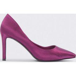 Buty ślubne damskie: NA-KD Shoes Czółenka w szpic na słupku – Purple