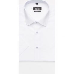 Koszula bexley 2936 krótki rękaw custom fit biały. Białe koszule męskie Recman, m, bez wzorów, bez kołnierzyka, z krótkim rękawem. Za 149,00 zł.