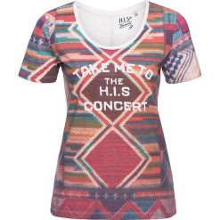 T-shirty damskie: Koszulka z kolorowym wzorem