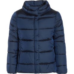 Benetton Kurtka zimowa dark blue. Niebieskie kurtki dziewczęce Benetton, na zimę, z materiału. W wyprzedaży za 135,20 zł.
