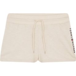 Szorty materiałowe TOMMY HILFIGER UW0UW02290. Brązowe szorty damskie TOMMY HILFIGER, l, bez wzorów, z bawełny. Za 259,00 zł.