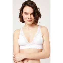 Etam - Biustonosz CHERIE CHERIE. Białe biustonosze Etam, w koronkowe wzory, z elastanu. Za 119,90 zł.