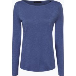 Marc O'Polo - Damska koszulka z długim rękawem, niebieski. Niebieskie koszulki damskie Marc O'Polo, xl, bez wzorów, z bawełny, polo. Za 139,95 zł.
