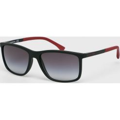 Emporio Armani - Okulary. Czarne okulary przeciwsłoneczne męskie marki Emporio Armani. Za 559,90 zł.