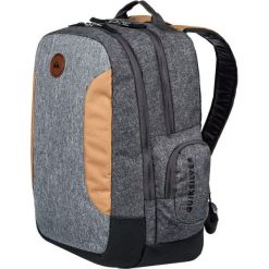 Quiksilver plecak męski Schoolie II Rubber Heather. Brązowe plecaki męskie Quiksilver, w paski, sportowe. Za 199,00 zł.