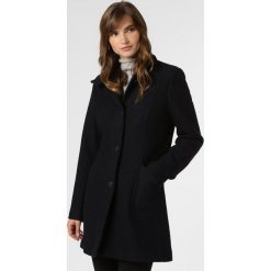 Marie Lund - Płaszcz damski, niebieski. Niebieskie płaszcze damskie Marie Lund, bez wzorów, z wełny, biznesowe. Za 429,95 zł.