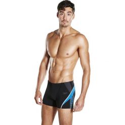 Kąpielówki męskie: Speedo Kąpielówki męskie Splice Aquashort Black/Oxid Grey/Danube r. L (810377B731)