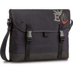 Torba na laptopa EMPORIO ARMANI - Y4M168 YLI9V 81285 Bleu/Black. Czarne torby męskie skórzane marki Emporio Armani, bez wzorów, z materiału, młodzieżowe. W wyprzedaży za 709,00 zł.