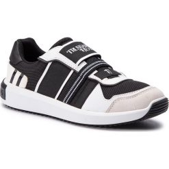 Sneakersy TRUSSARDI JEANS - 77A00149 K299. Czarne sneakersy męskie Trussardi Jeans, na co dzień, bez wzorów, z jeansu, bez zapięcia. Za 579,00 zł.