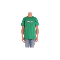 T-shirty z krótkim rękawem Ami Alexandre Matiussi E18J16071. Zielone t-shirty męskie Ami Alexandre Matiussi, xs, bez wzorów, bez kołnierzyka, krótkie. Za 253,60 zł.