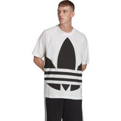 Adidas Originals Big Trefoil Koszulka Biały. Białe podkoszulki męskie adidas Originals, s, z nadrukiem, z bawełny, bez kołnierzyka, z krótkim rękawem, krótkie. Za 154,95 zł.