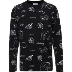 Soulland FLICK Bluzka z długim rękawem black. Czarne koszulki męskie marki Soulland, xl, bez wzorów, z bawełny, bez kołnierzyka, z długim rękawem, długie. Za 459,00 zł.