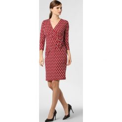 Comma - Sukienka damska, czerwony. Czerwone sukienki damskie comma, bez wzorów, z dżerseju, bez kołnierzyka, bez rękawów, kopertowe. Za 399,95 zł.