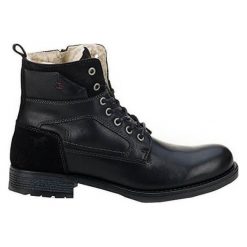Mustang Męskie botki 4865610-9 Schwarz (rozmiar 42). Botki męskie Mustang, bez zapięcia. W wyprzedaży za 289,00 zł.