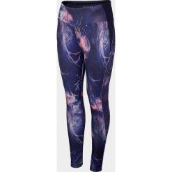 Legginsy treningowe damskie SPDF602 - multikolor 1 allover - Outhorn. Spodnie damskie Outhorn, bez wzorów, na fitness i siłownię. Za 89,99 zł.